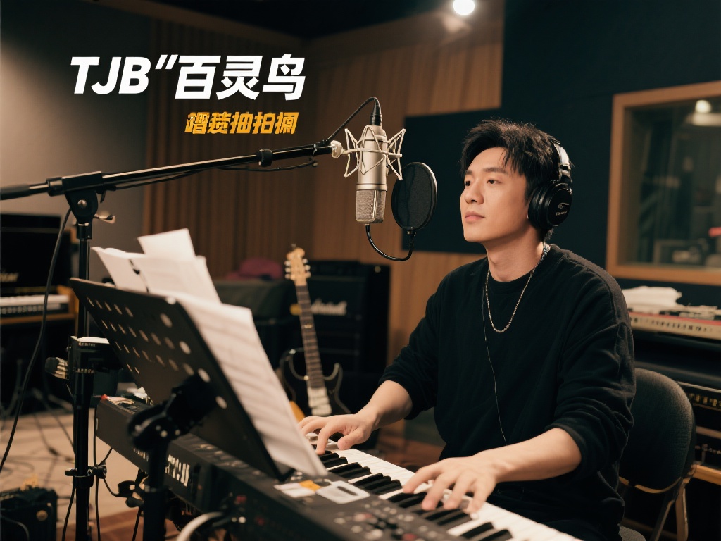 TJB花花发布录歌花絮:可以叫我百灵鸟吗? 音乐创作的过程常常充满了灵感与挑战,而这